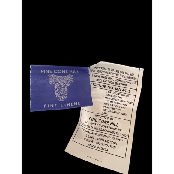 Pine Cone Hill Hanae Midnight Floral Pillow Shams Set of 3 - Picture 7 of 9